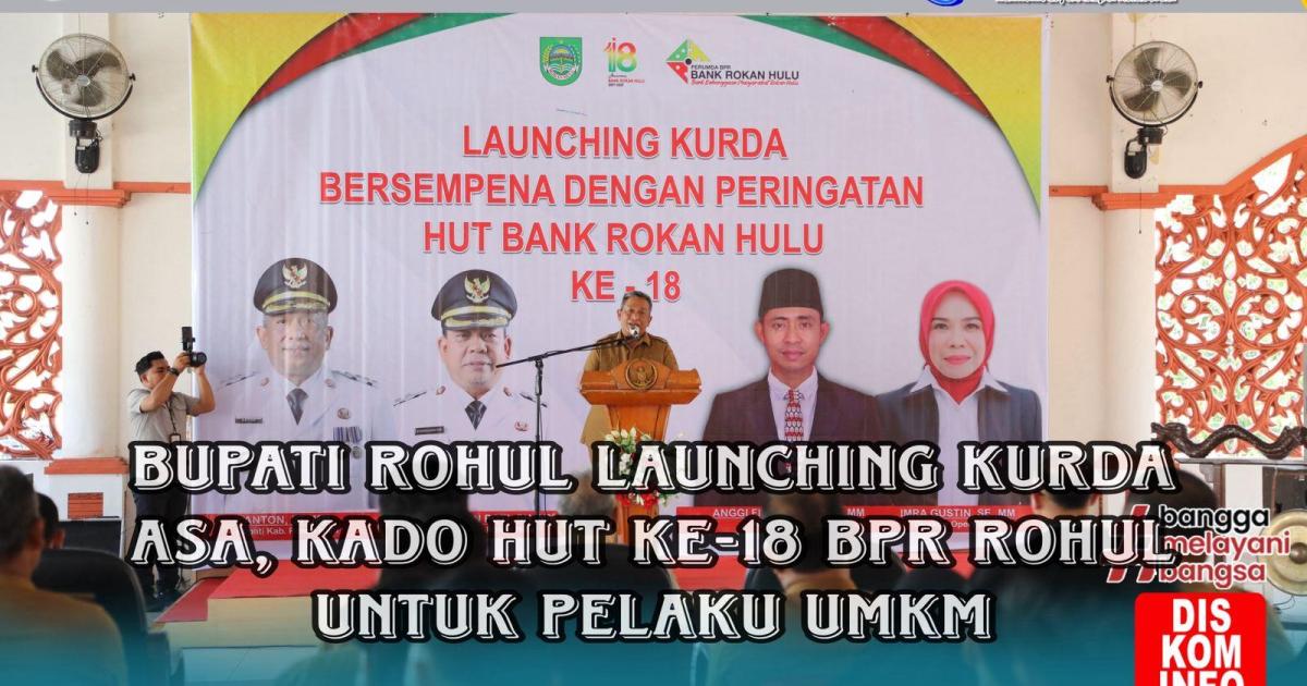 Bupati Rohul Anton saat memberikan kata sambutan pada peringatan HUT BPR ke-18