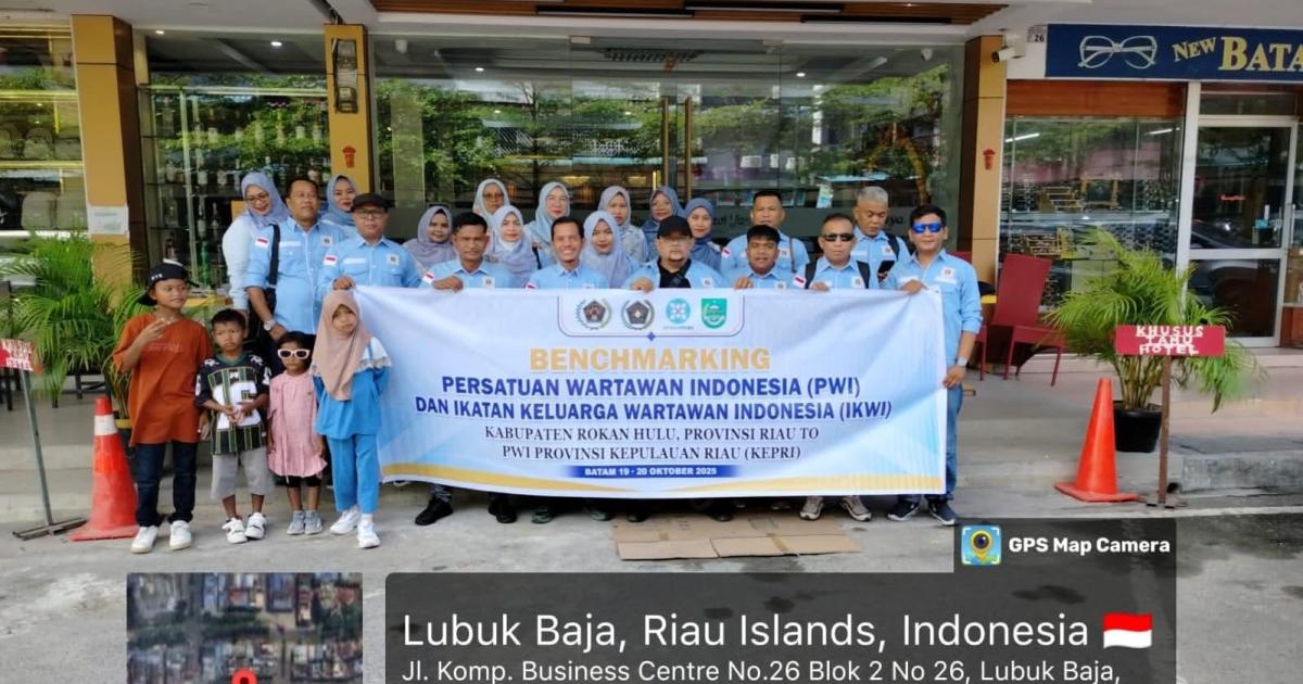 Kegiatan Benchmarking PWI Rohul bersama PWI Kota Batam-Kepri