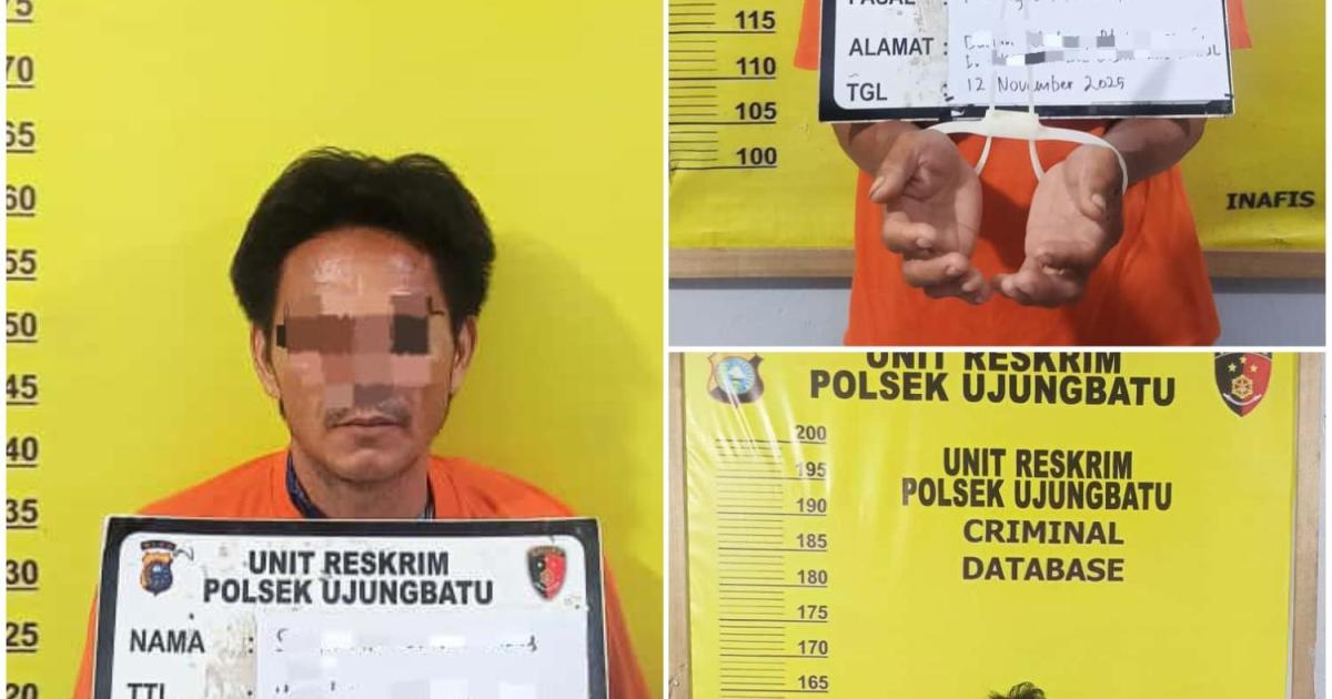 Tiga terduga pelaku pengeroyokan di Desa Sukadamai