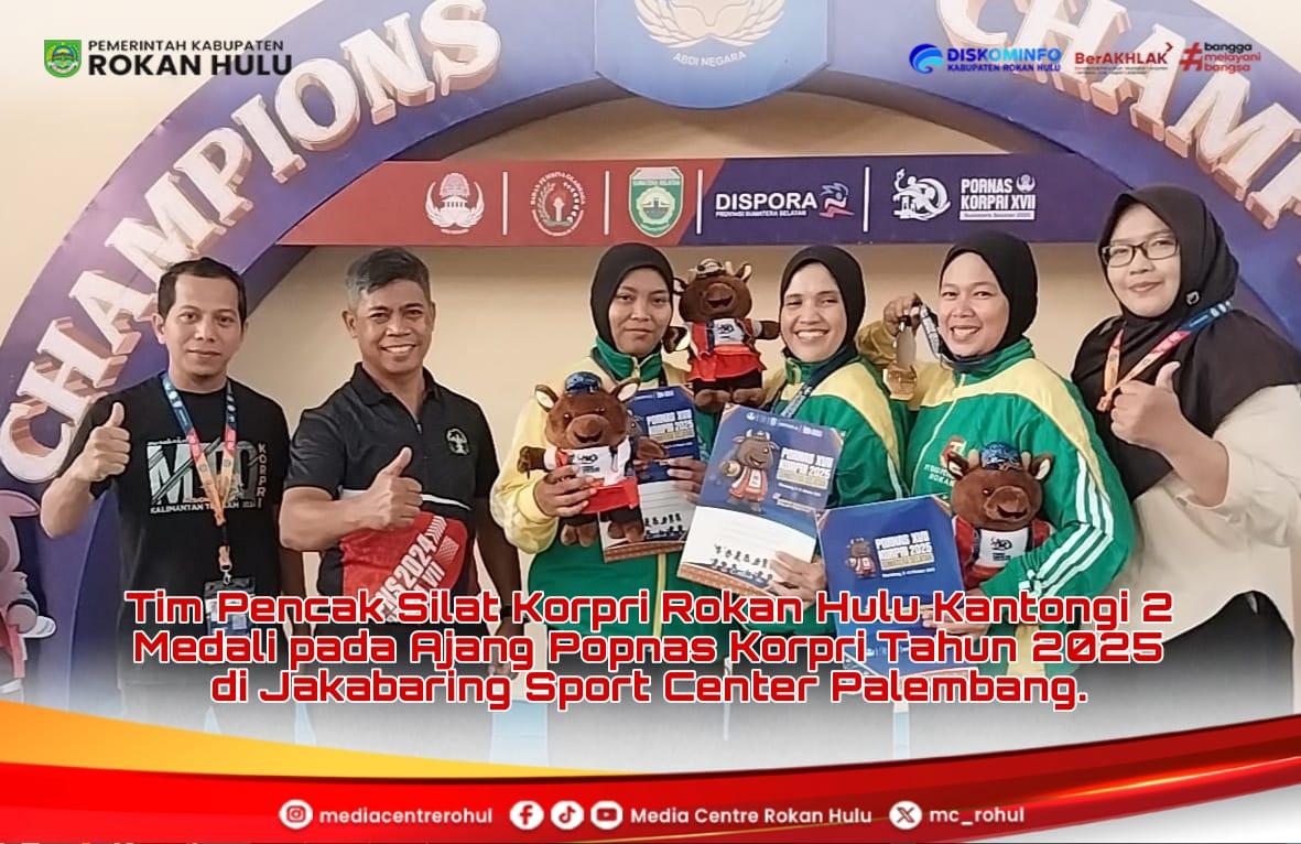 Tim Pencak Silat Korpri Rohul Kantongi 2 Medali Pada Pornas Korpri 2025
