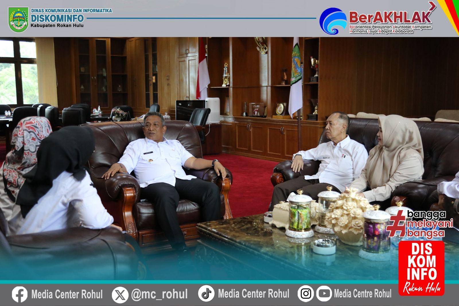 Bupati Anton terima kunjungan Komisi Penanggulangan AIDS Riau