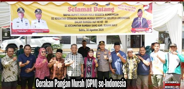 Bupati anton dan Forkopimda saat laksanakan GPM se-Indonesia di Pasir Pengaraian. Saat itu Bupati anton tegaskan jangan main-main, bantuan harus sampai ke Masyarakat