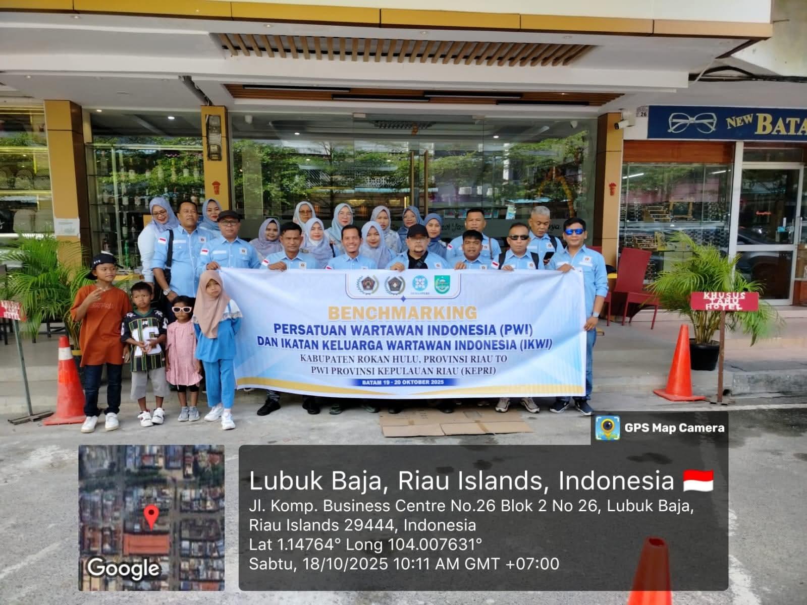 Kegiatan Benchmarking PWI Rohul bersama PWI Kota Batam-Kepri