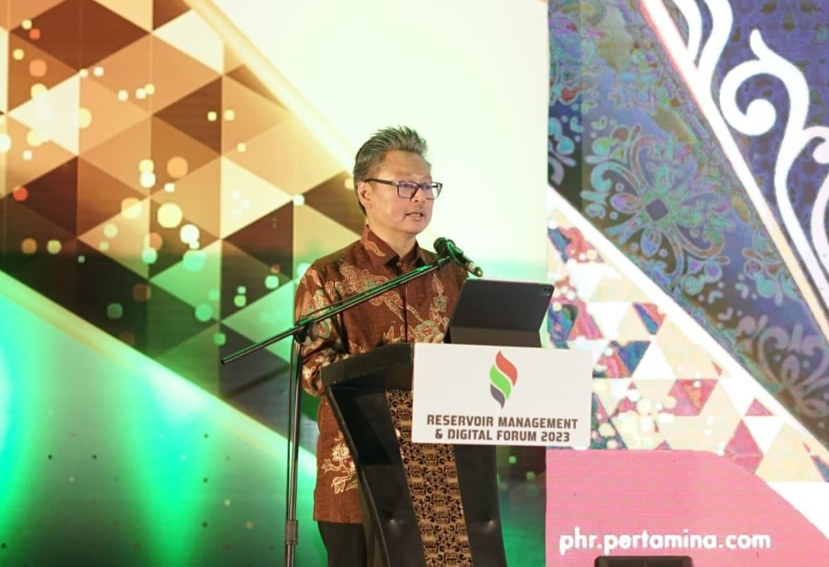 Dirut PT PHR Jaffee Arizon Suardin memberikan pemaparan