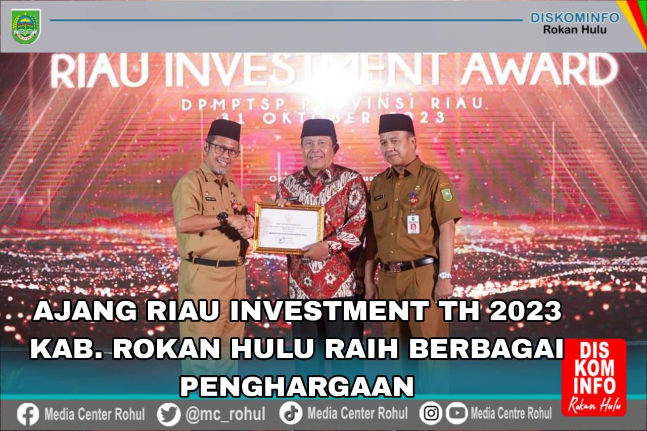 Bupati Sukiman terima penghargaan dari Pemprov Riau