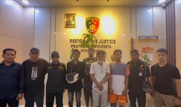 Setelah dimediasi Kepolsian, Pelapor yang menjadi korban pengeroyokan akhirnya berdamai dengan pihak terlapor