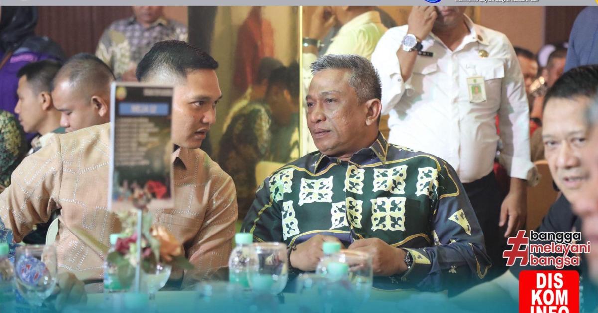 Bupati Rohul Anton saat menghadiri malam posah sambut Danrem Wirabima