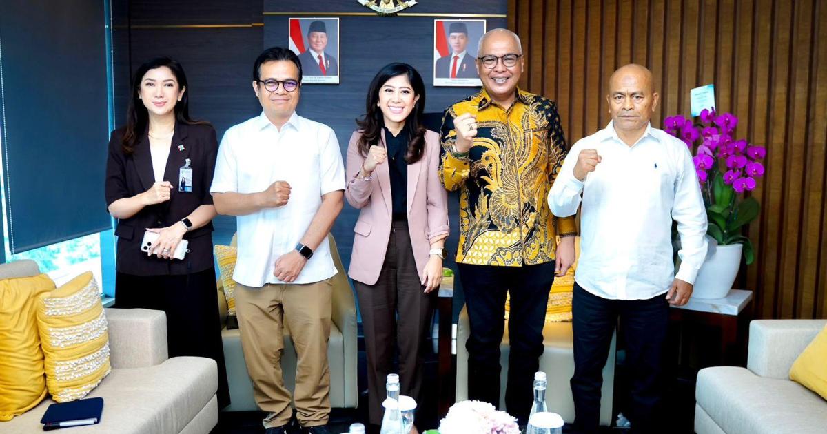 Ketua PWI dan Ketua DK PWI Pusat disambut Menkomdigi