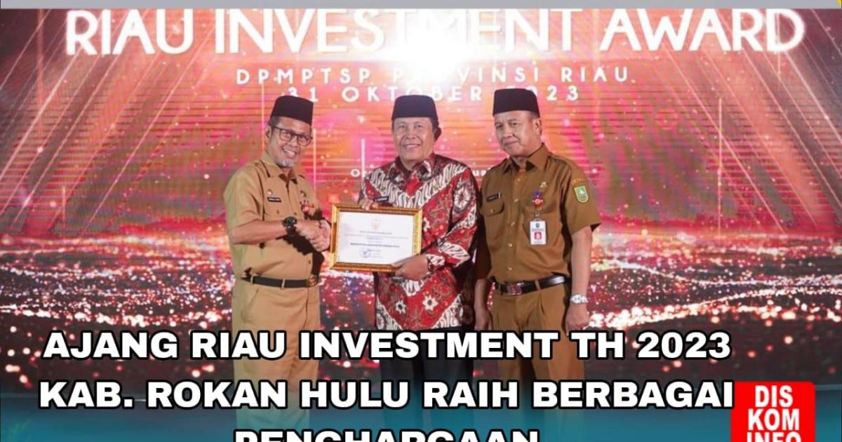 Bupati Sukiman terima penghargaan dari Pemprov Riau