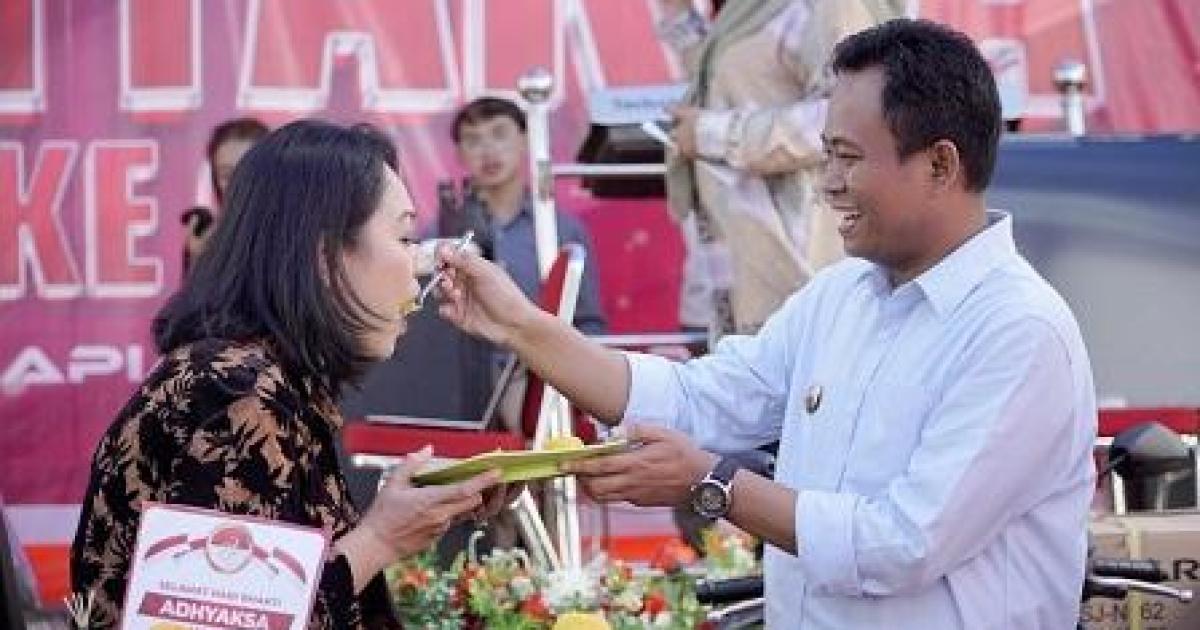 Wabup Sulaiman di acara Syukuran HBA di Kejari Rohil